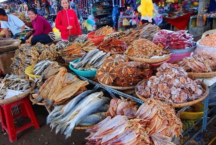 Hải sản khô Chợ Đầm Nha Trang