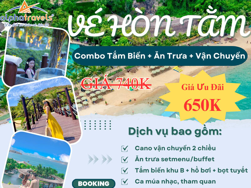 Combo tắm biển + ăn trưa + vận chuyển