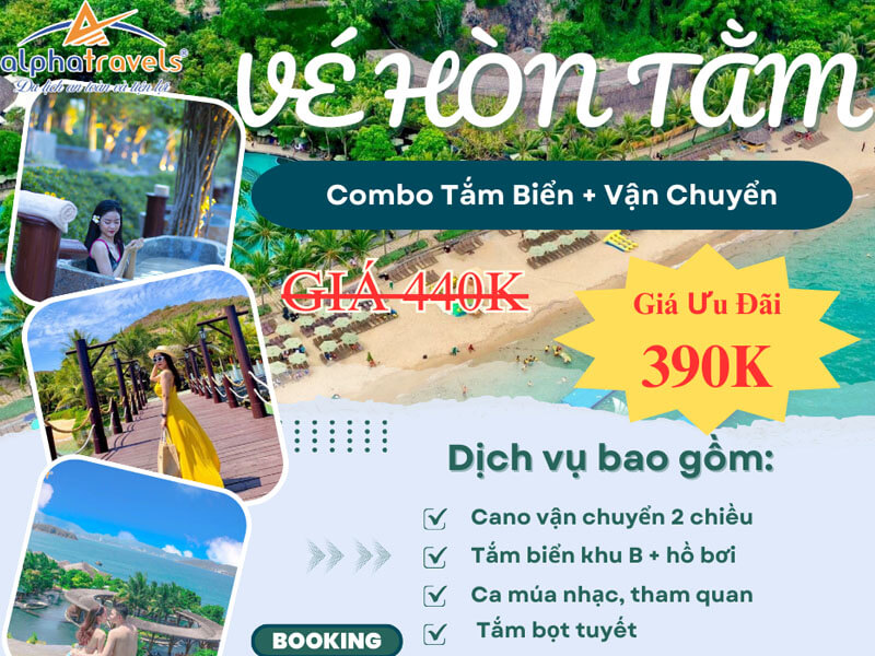 Gói tắm biển + Cano vận chuyển 2 chiều